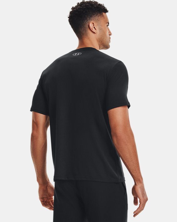 Men's UA Big Logo Short Sleeve T-Shirt in Black image number 1